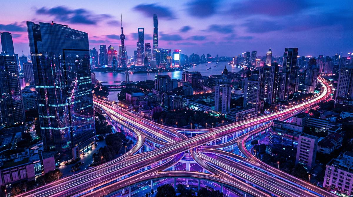 黑丝城市夜景视频