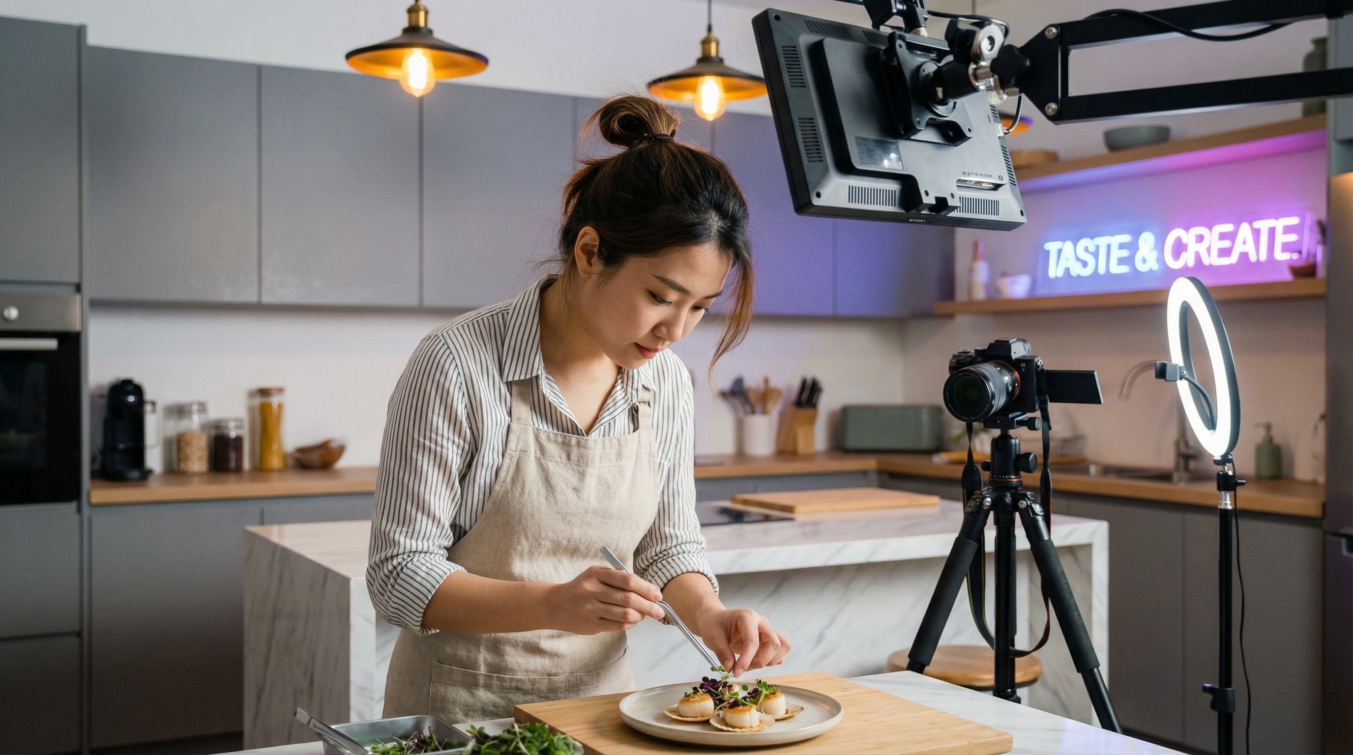制服诱惑美食视频教程