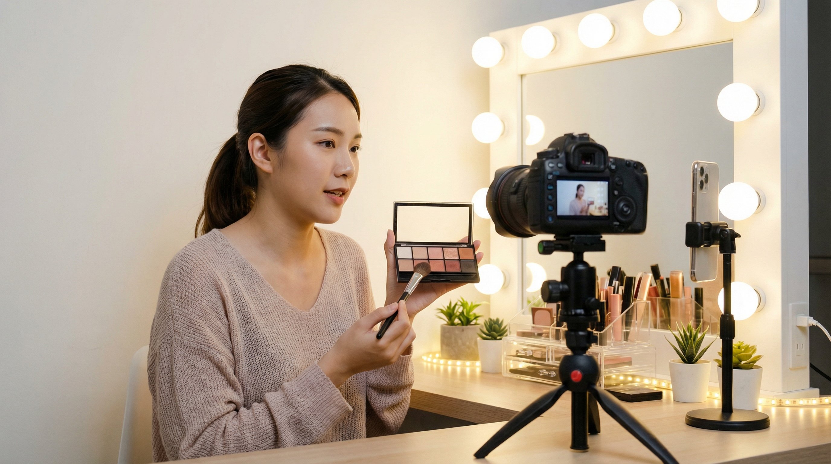 制服诱惑美妆视频教程